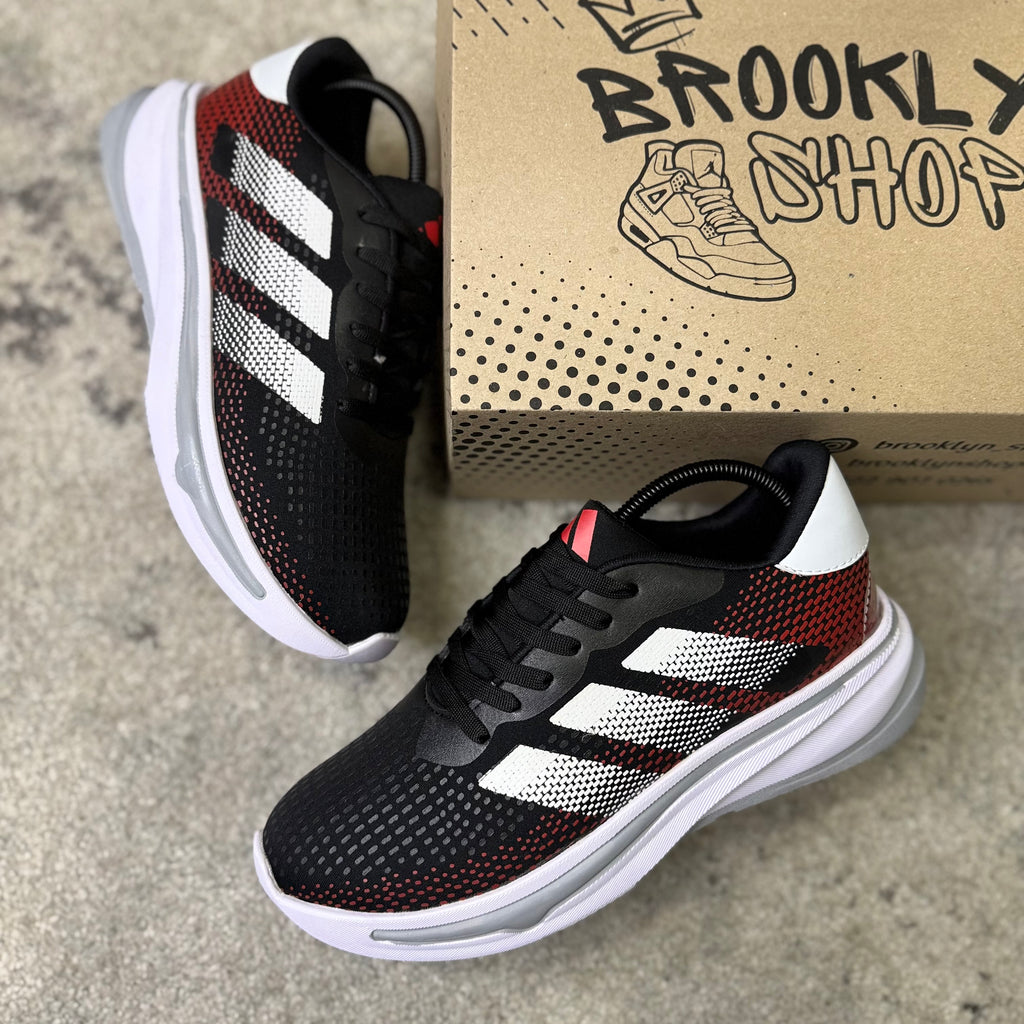 ADIDAS DURAMO - NEGRO ROJO