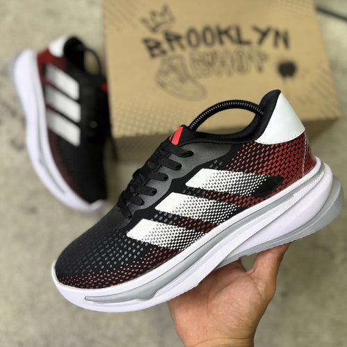 ADIDAS DURAMO - NEGRO ROJO