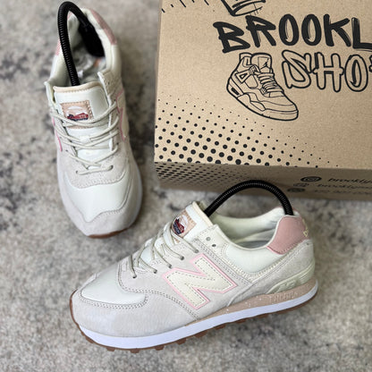 NEW BALANCE 574 - BEIGE ROSA (AAA)