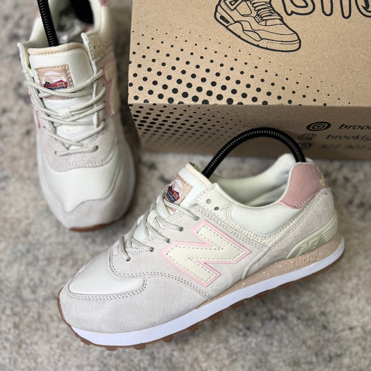 NEW BALANCE 574 - BEIGE ROSA (AAA)