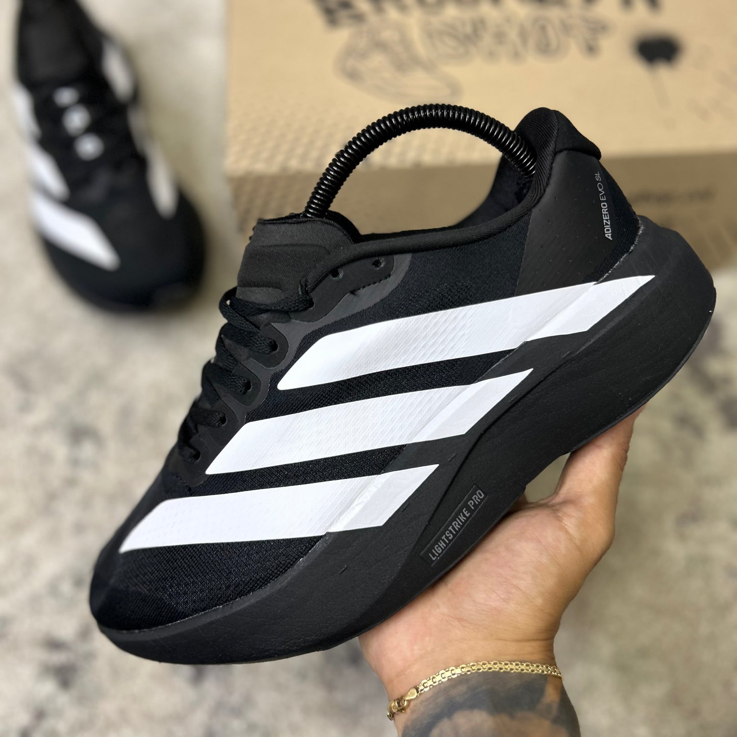 Adidas ADIZERO - TODO NEGRO (AAA)