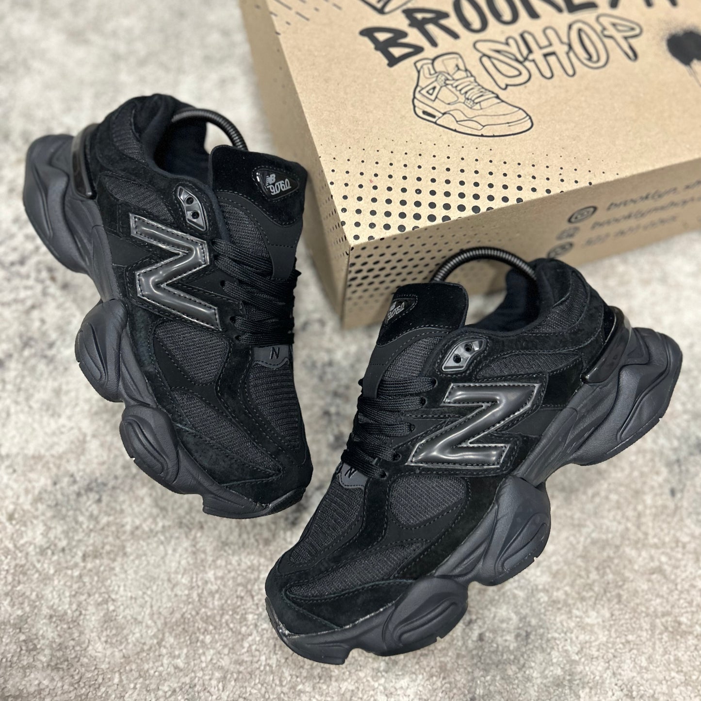 New Balance 9060 - TODO NEGRO (AAA)